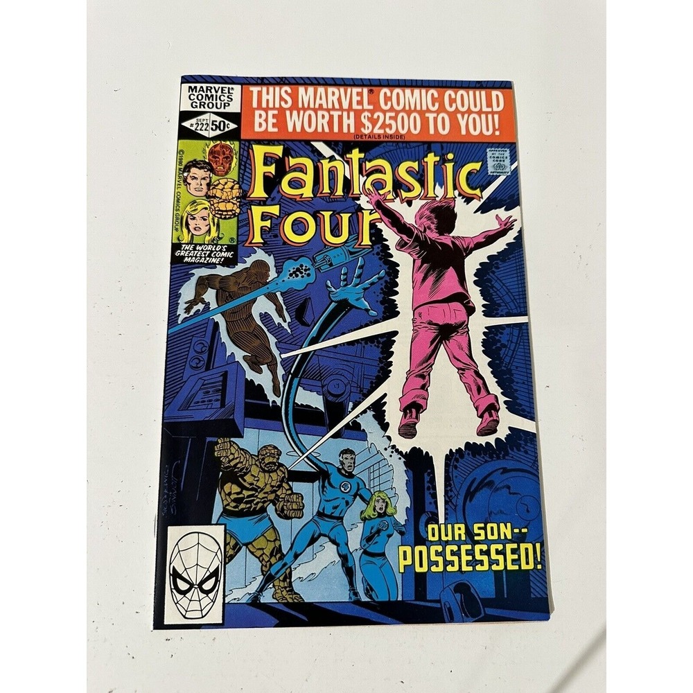 Fantastic Four #222, Marvel Comics, 1980, Our Son Possessed!